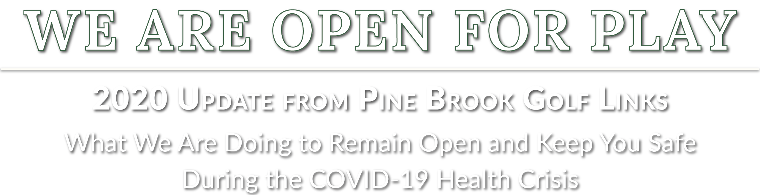 Pine Brook Open